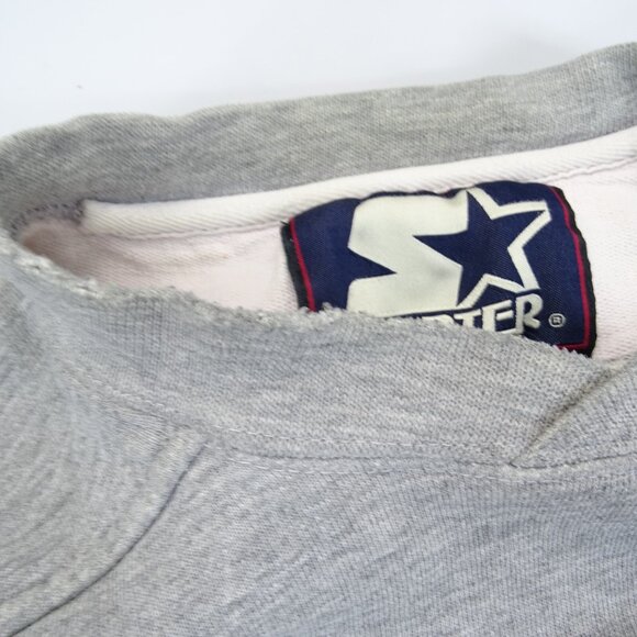 Vintage Starter Green Bay Packers NFL Stitched Gray Sweatshirt M Distressed - Picture 6 of 8